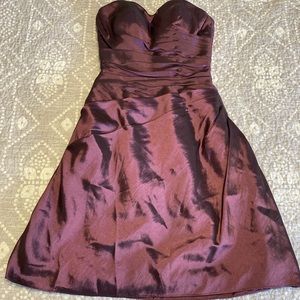 Strapless Purple Homecoming Dress 💜💜